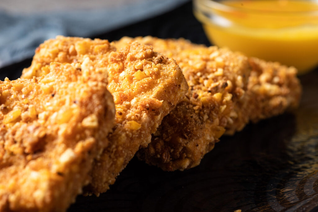 SAGANAKIS DE QUESO BRIE CON SALSA DE NARANJA